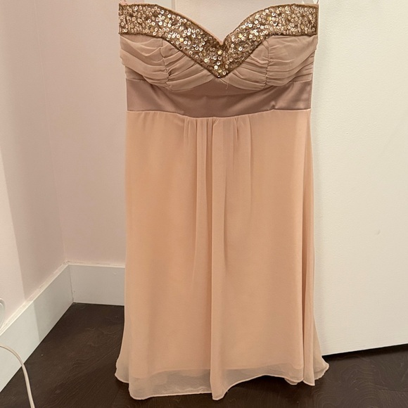 Strapless Sequin Embellished Dress Size 00 - Picture 1 of 2